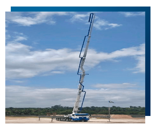 Bomba lança 43,5m